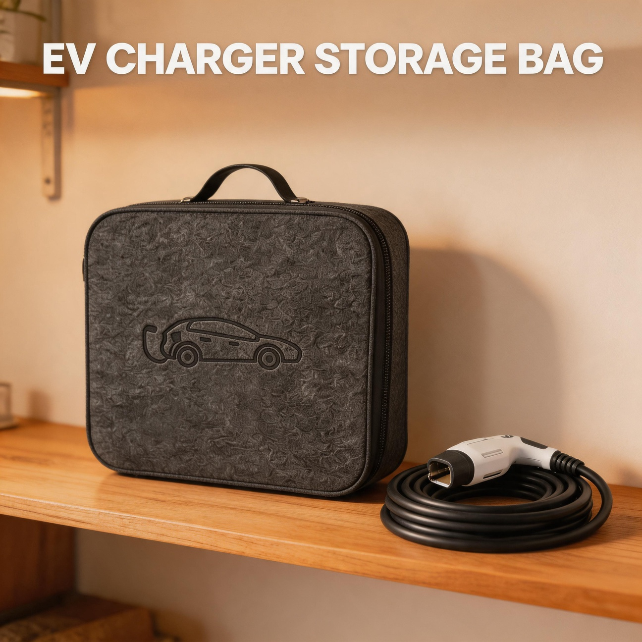 Renewable Energy Resources - Waterproof Auto EV Charging Jumper Storage
