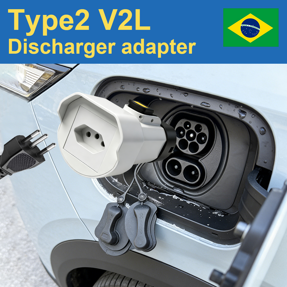 Renewable Energy Resources - Type2 V2L Discharger adapter 16A for