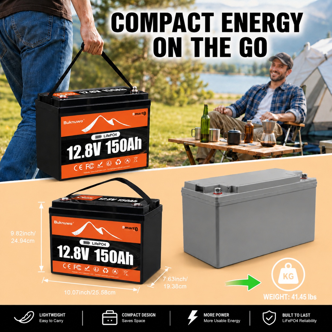 Smart 12V/12.8V 150Ah Bluetoot - Renewable Energy Source incelemesi ve fiyatı