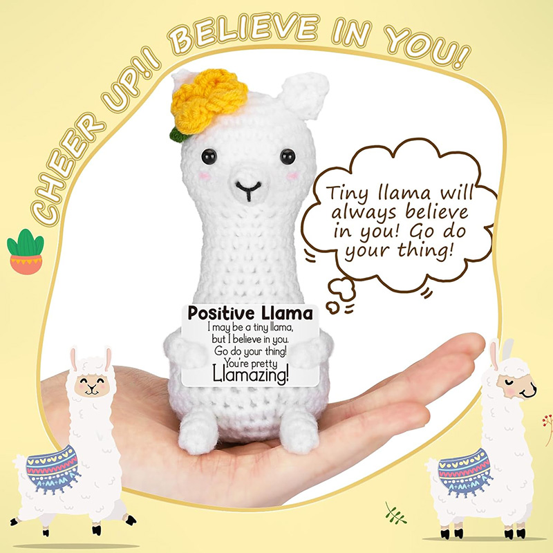 Funny Handmade Crochet Llama P - Renewable Energy Resources incelemesi ve fiyatı