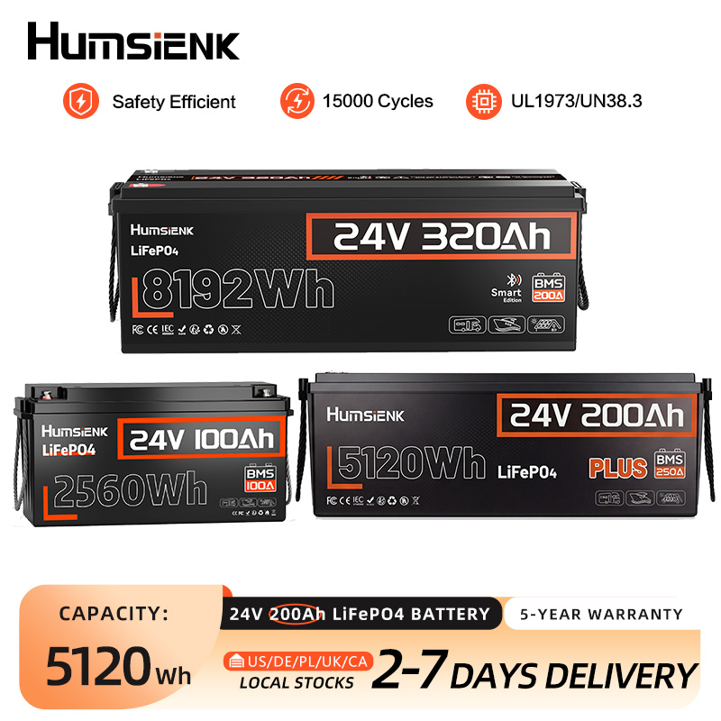 Humsienk 24V 100Ah/200Ah/320Ah - Renewable Energy Source incelemesi ve fiyatı