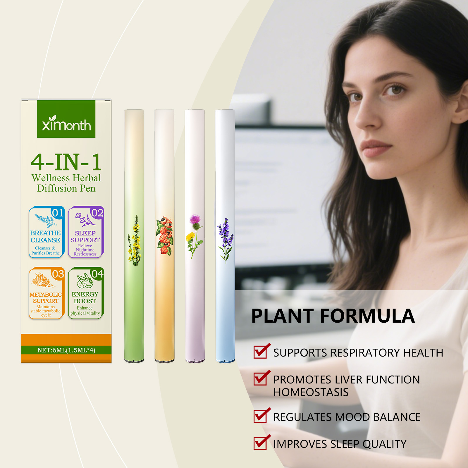 4 In 1 Air Freshening Pen Herb - Renewable Energy Resources incelemesi ve fiyatı