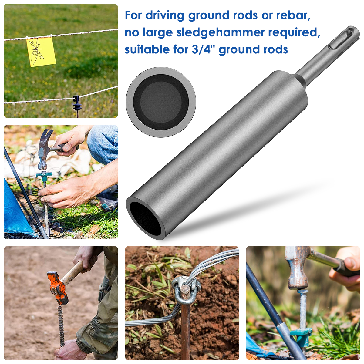 SDS Plus Ground Rod Driver for - Earthing Grounding Rod incelemesi ve fiyatı