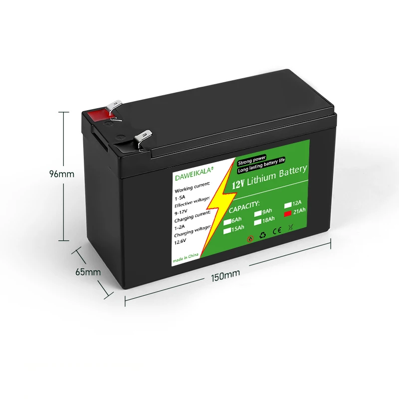 12V 6Ah-21Ah 18650 Lithium Bat - Renewable Energy Source incelemesi ve fiyatı